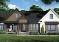 Classic Ranch House Plan with Covered Front Porch – 1,709 Sq. Ft.