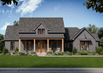 Stylish 4-Bedroom Modern Farmhouse with Split-Bedroom Layout – 2,705 Sq Ft of Family-Friendly Comfort