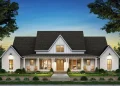Spacious 3,292 Sq Ft Symmetrical Modern Farmhouse with 4 Bedrooms, Home Office, and Bonus Room