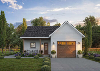 Cozy Cottage Plan — 750 Sq Ft, 1 Bedroom & 1 Bath