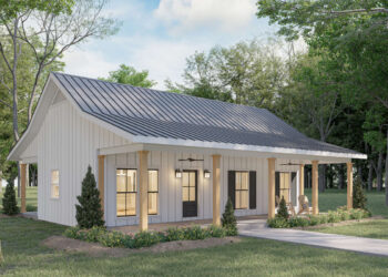 Modern Farmhouse Cottage: 800 Sq Ft, 2 Beds, 1 Bath
