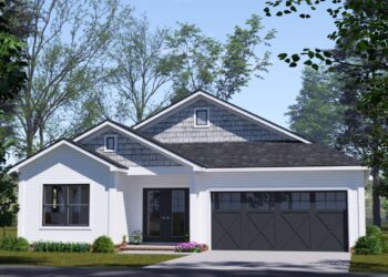 Classic Traditional Home with Charming Porch Entry ~ Sq Ft 1,498.