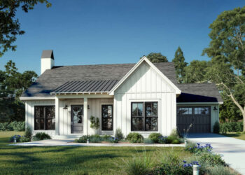 Cozy Modern Farmhouse with Smart Flow & Relaxed Outdoor Living ~ Sq Ft 1,400
