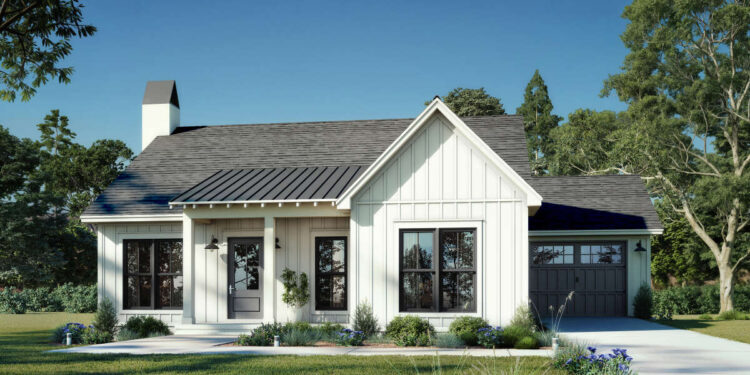 Cozy Modern Farmhouse with Smart Flow & Relaxed Outdoor Living ~ Sq Ft 1,400