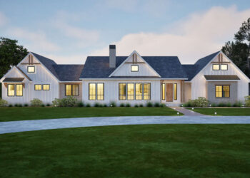 Modern Farmhouse with Open Flow & Bonus Flex Room ~ 2,518 sq ft.