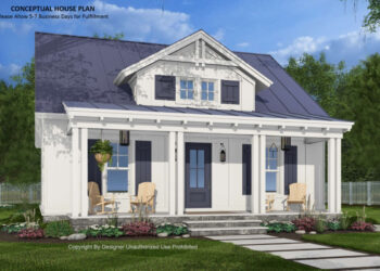 Modern Farmhouse — (915 Sq Ft, 2 Beds / 1 Bath)