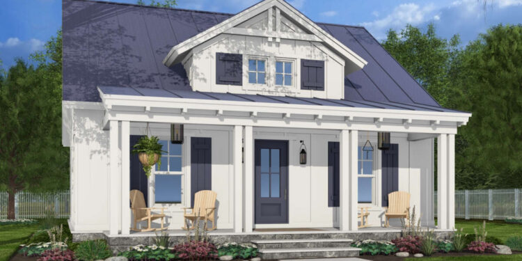 Modern Farmhouse — (915 Sq Ft, 2 Beds / 1 Bath)