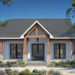 Modern Farmhouse Plan — 1,633 Sq Ft, 3 Beds, 2½ Baths