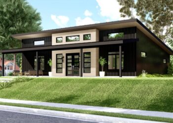 Contemporary 1,800-Sq-Ft Split-Bedroom House Plan