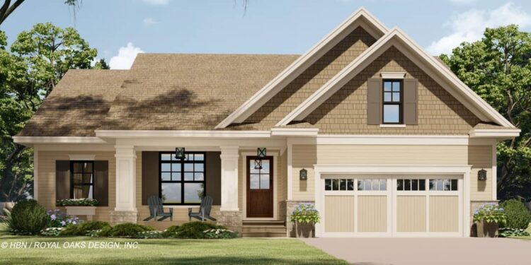 Single-Story Traditional Ranch with Office – (1,762 Sq Ft)