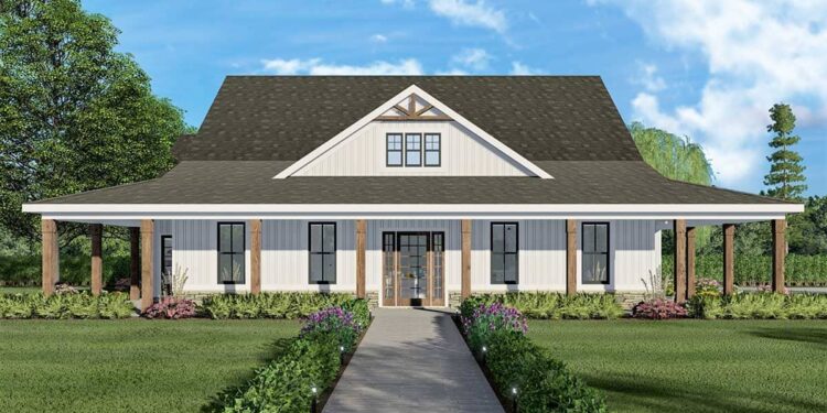 Exclusive Ranch with Wrap-Around Porch — (1,844 Sq Ft)