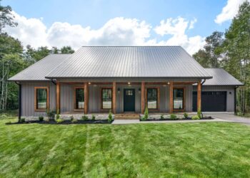 Country Home with Generous Porches — 1,615 Sq Ft, 3 Beds / 2 Baths, 2-Car Garage.