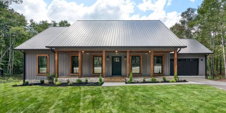 Country Home with Generous Porches — 1,615 Sq Ft, 3 Beds / 2 Baths, 2-Car Garage.