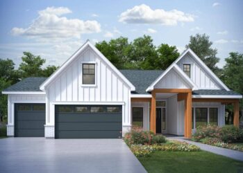 New American Farmhouse with Split-Bedroom Layout & Bonus Room — (1,638 Sq Ft)