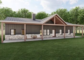 Rustic Mountain Ranch — 1,800 Sq Ft with 1,200 Sq Ft Porch Paradise