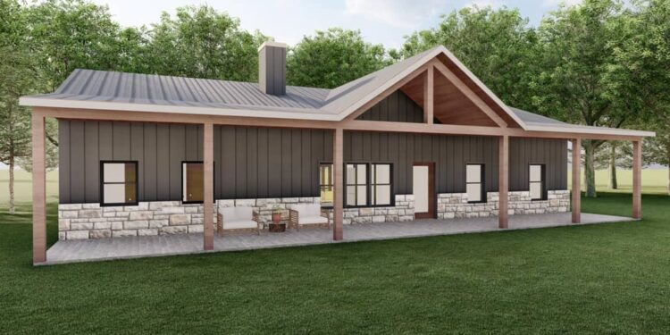 Rustic Mountain Ranch — 1,800 Sq Ft with 1,200 Sq Ft Porch Paradise