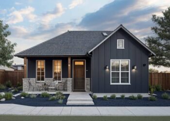 Bed Country House Plan with Open-Concept Living under 1,200 Sq Ft