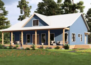 Charming One-Story Country Cottage with Vaulted Living Space — 2,000 Sq Ft