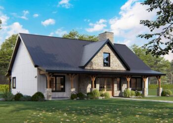 Charming One-Story Country House with Split Bedrooms & Vaulted Great Room — 1,604 Sq Ft