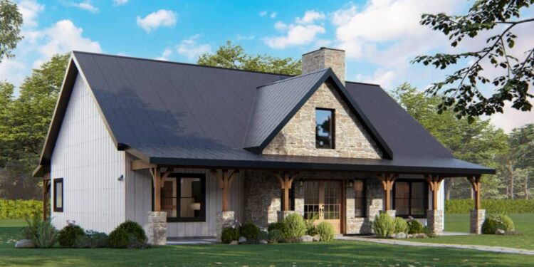 Charming One-Story Country House with Split Bedrooms & Vaulted Great Room — 1,604 Sq Ft