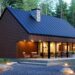 2-Bed Modern Mountain Cabin with Glassed-in Living Room — (951 Sq Ft)