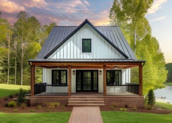 2-Bed ADU Modern Farmhouse with Vaulted Living — 936 Sq Ft