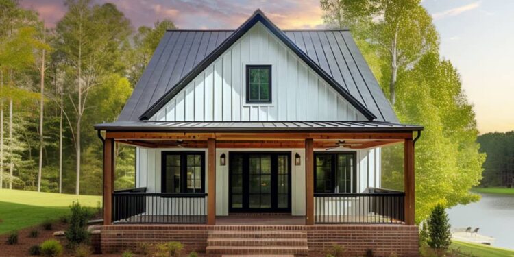 2-Bed ADU Modern Farmhouse with Vaulted Living — 936 Sq Ft