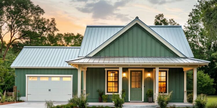 2-Bed ADU Farmhouse with 2-Car Garage — (910 Sq Ft)