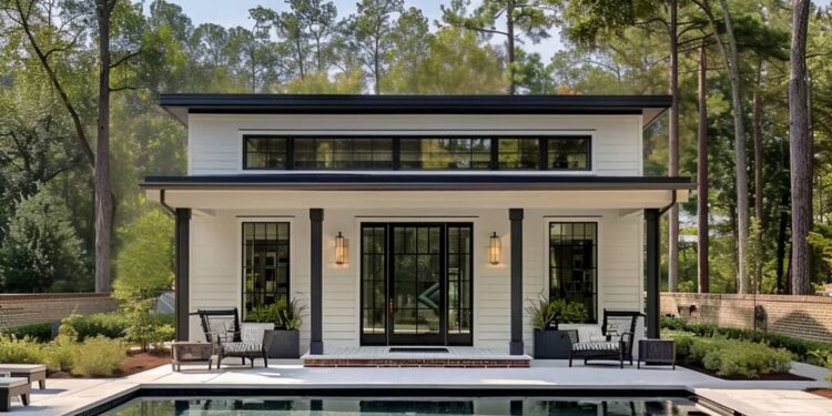 1-Bedroom Modern Cottage ADU with Vaulted Living — (594 Sq Ft)