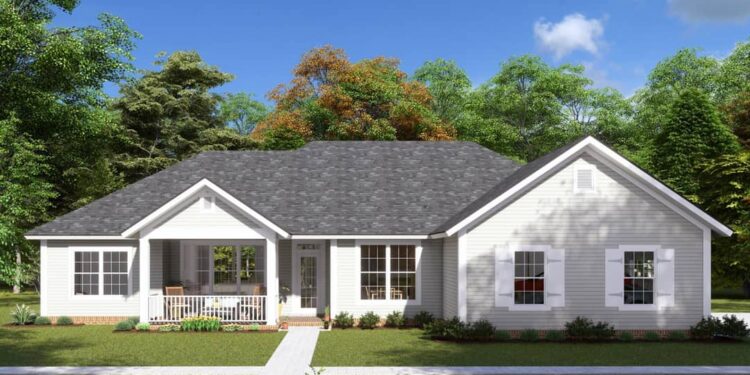 One-Story Ranch with Split Bedrooms — (1,452 Sq Ft)