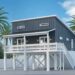 Beach House with Loft Bunk Room Overlook — 842 Sq Ft