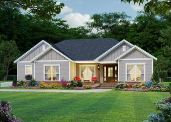 3-Bed Country Ranch Home with Rear 2-Car Carport — (≈ 1,531 Sq Ft)