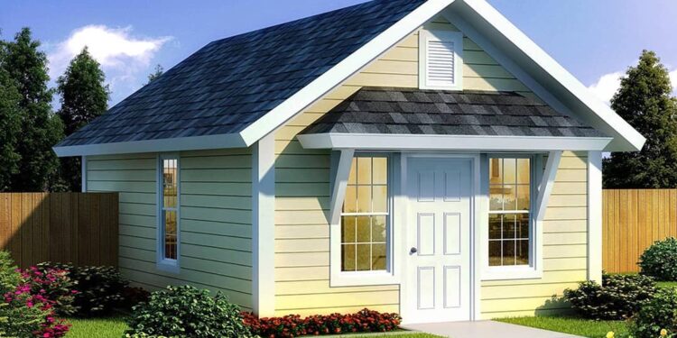 Compact Tiny Cottage — (395 Sq Ft)