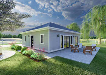 Cozy 1-Bedroom Cottage — (896 Sq Ft, 1 Bed / 1½ Baths)