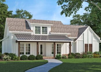 3-Bed Modern Farmhouse with Detached Garage Option — (1,512 Sq Ft)