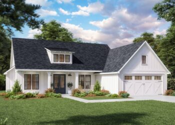 Modest 3-Bed Modern Farmhouse with Split Bedroom Layout — 1,735 Sq Ft