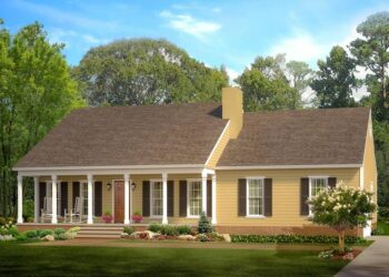 Split-Bedroom Country Ranch