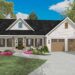 3-Bed Farmhouse with Front & Rear Porches — (1,834 Sq Ft)