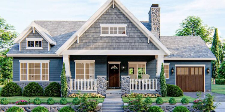 3-Bed Cottage-Style Home with Open Floor Plan — (1,365 Sq Ft)