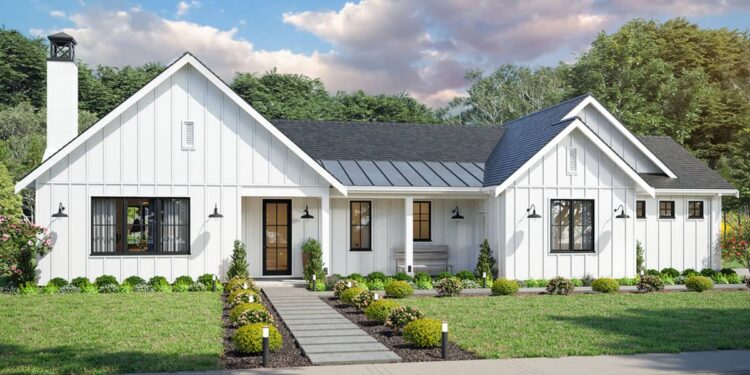 Open-Concept Modern Farmhouse — (1,600 Sq Ft)