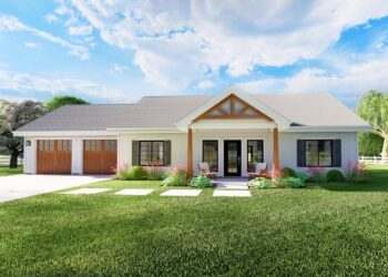 Craftsman House with Flex Room & 2-Car Garage — 1,232 Sq Ft