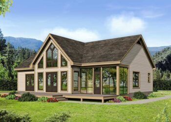 2-Bed House with Vaulted Interior — 1,273 Sq Ft