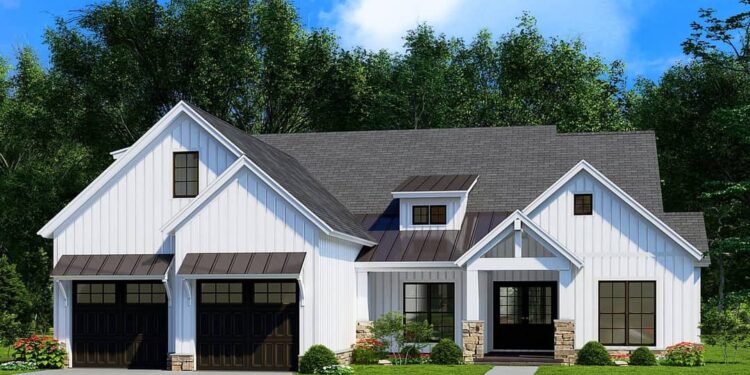 New American Bungalow with Grilling Porch – 1958 Sq Ft