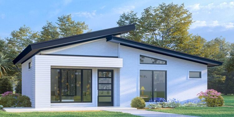 Compact Modern Home — (≈ 1,074 Sq Ft)