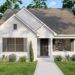3-Bed 1,250-Sq-Ft Cottage Home Plan.