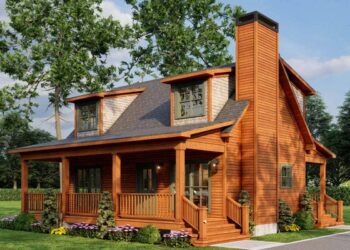 2-Bedroom Rustic Home with Loft — (1,039 Sq Ft)