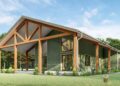 Rustic Barndominium with Wraparound Porch — (1,600 Sq Ft)