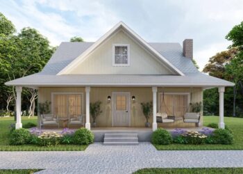 Country Cottage with Loft —  (1,800 Sq Ft)