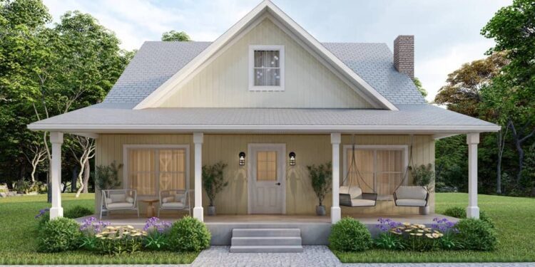 Country Cottage with Loft — (1,800 Sq Ft)