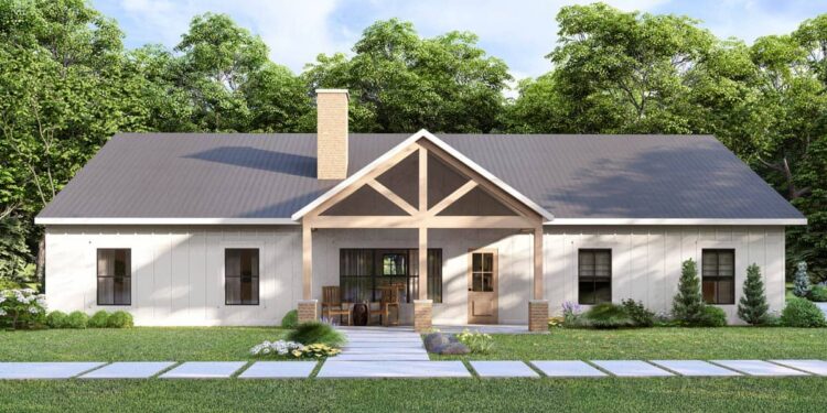 3-Bed Barndominium with Open-Concept Living & Flex Room — (1,970 Sq Ft)